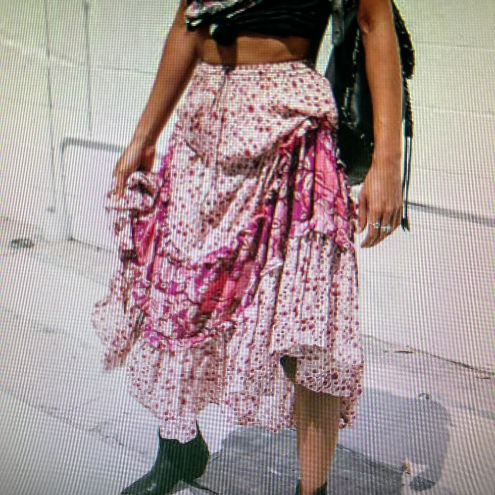 Spell & the Gypsy Winona Midi Skirt Berry
